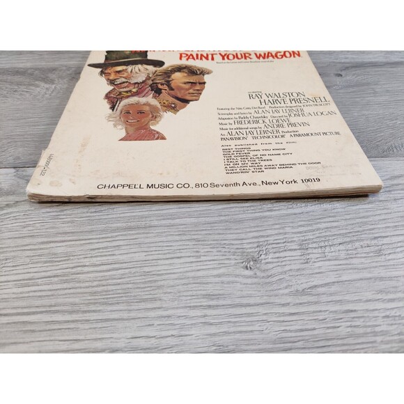PAINT YOUR WAGON Vocal Selection 1969 Songbook CLINT EASTWOOD Nitty Gritty Dirt - Picture 4 of 14